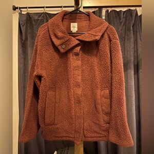 Billabong Warm Brown Teddy Jacket